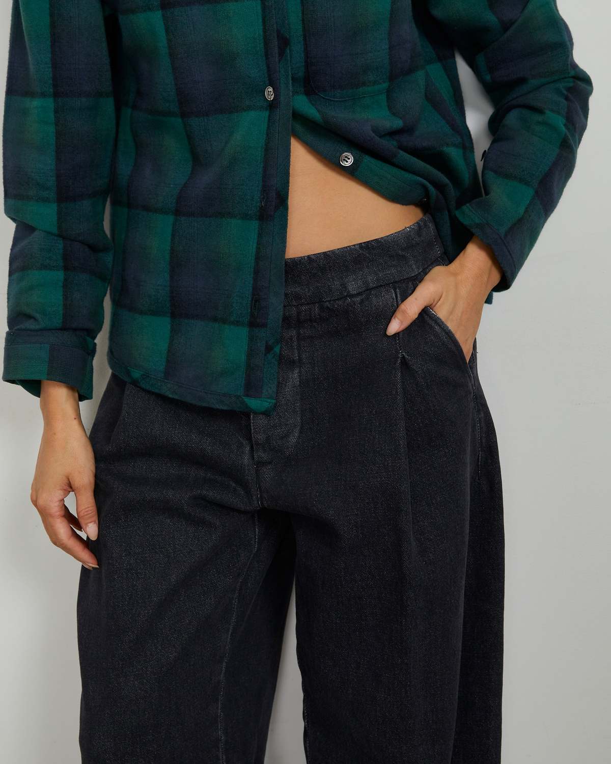 LWN Pine Pant - Stonewash - Black Denim Pant - Image 6 of 9