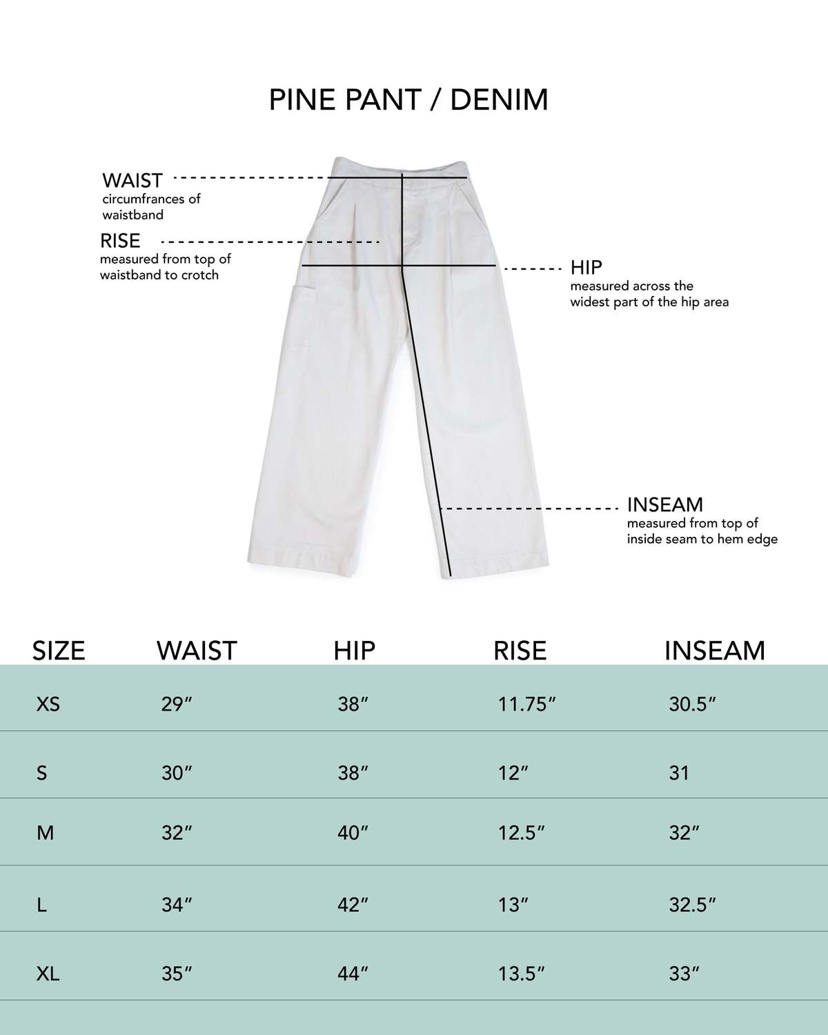 LWN Pine Pant - Stonewash - Black Denim Pant - Image 9 of 9