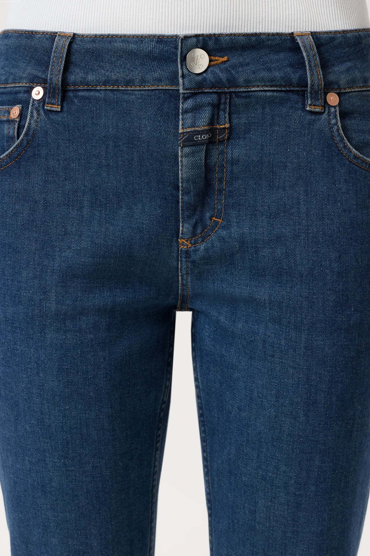 Closed Junna Straight Leg Jeans - Mid Blue - Image 4 of 7
