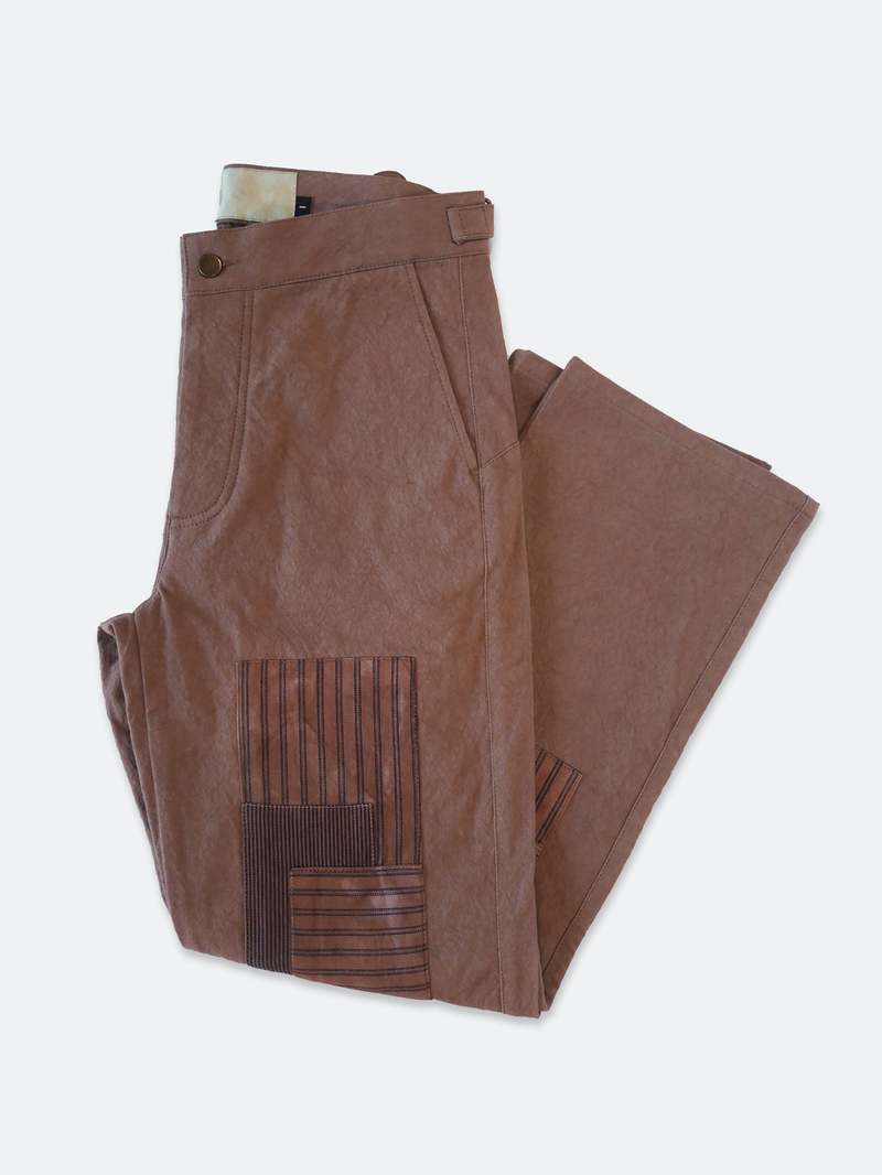 Abeline Patch Pants - Cocoa