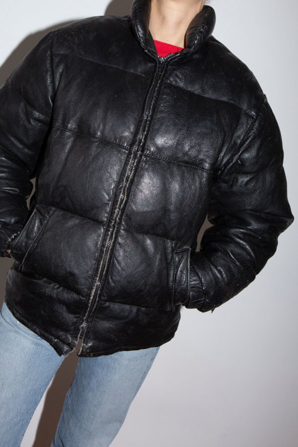 Schott Leather Puffa Jacket