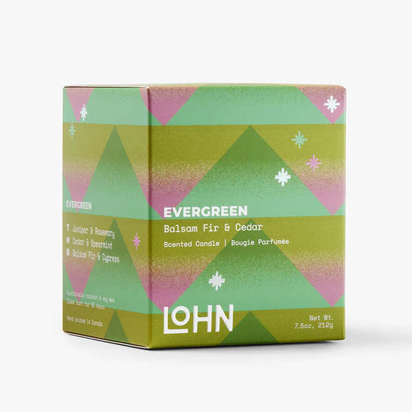 LOHN Evergreen - Balsam Fir & Cedar Candle
