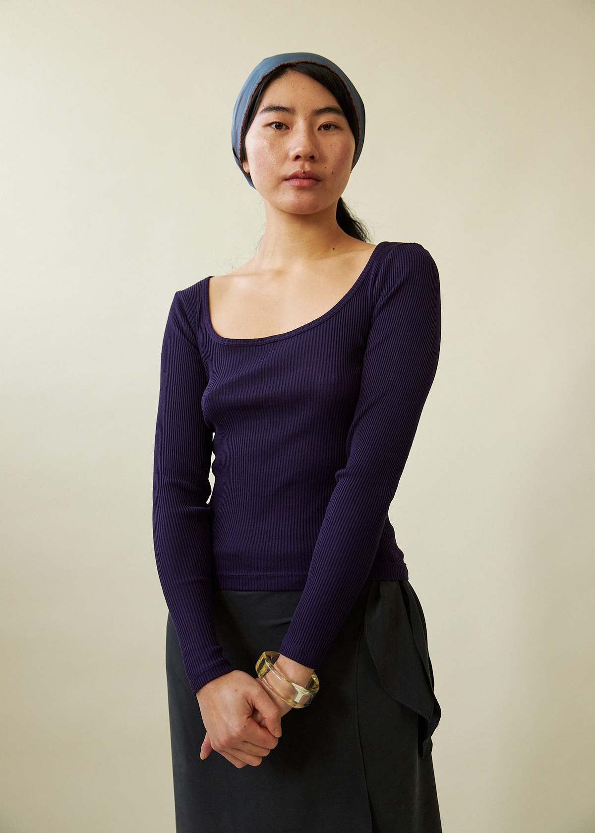 Penny Sage Ballerine Long Sleeve Top - Image 5 of 7