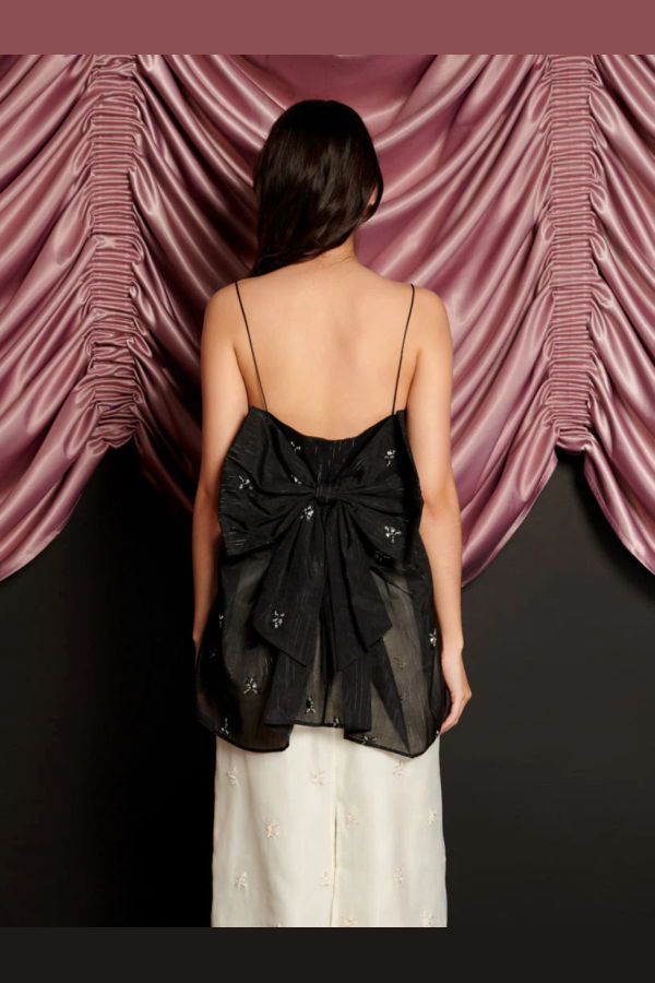 Sister Jane Lola Embellished Top - Black