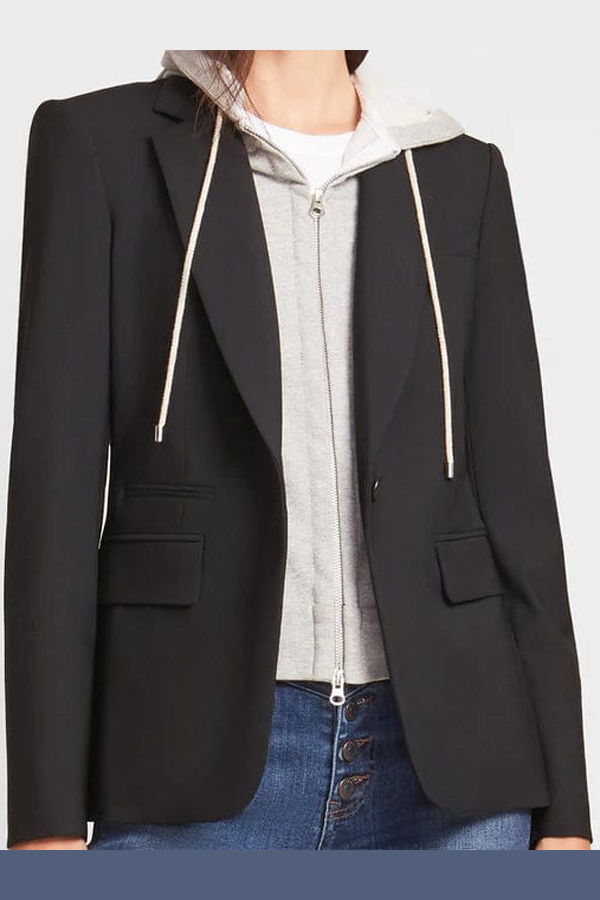 Veronica Beard French Terry Hoodie Dickey