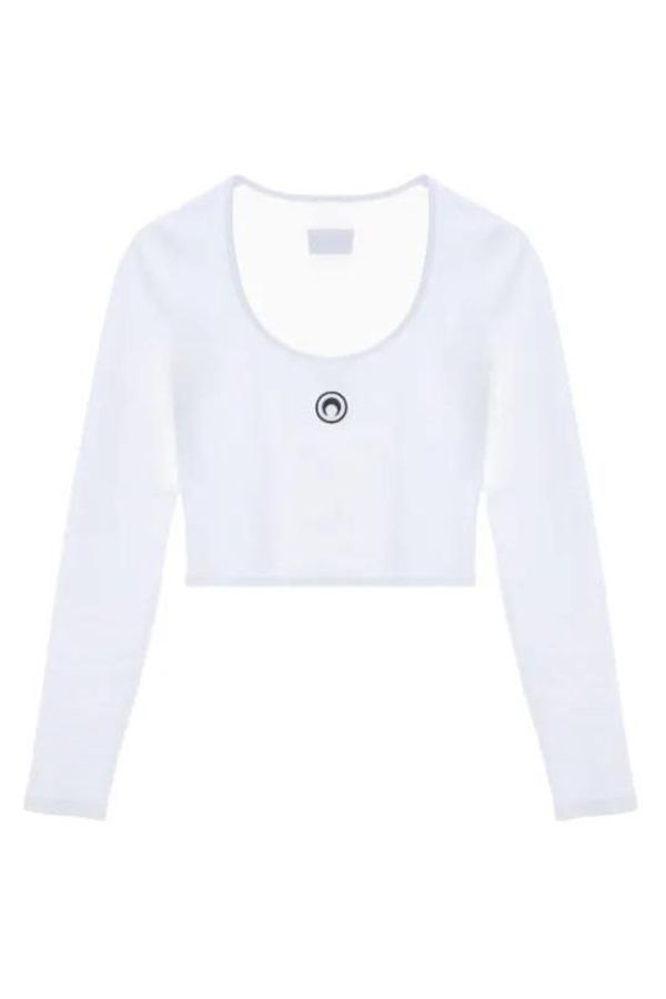 MARINE SERRE Tunic Top - WH10 White