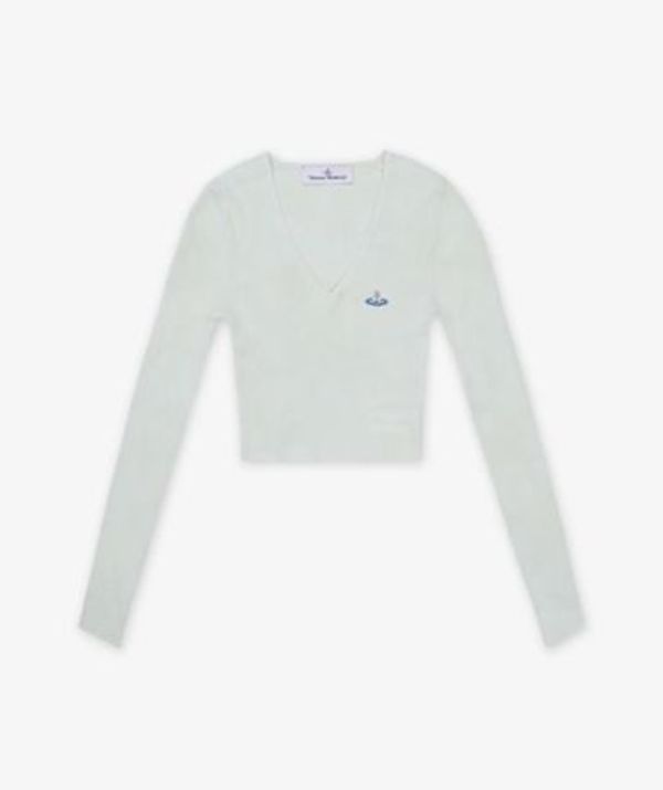 Vivienne Westwood Bea V Sweater - Pistachio