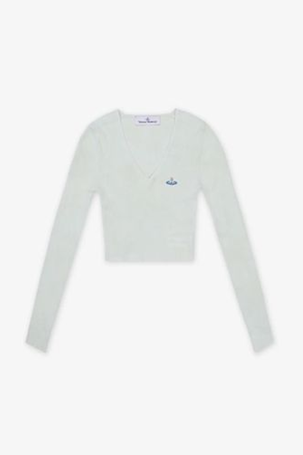 Vivienne Westwood Bea V Sweater - Pistachio