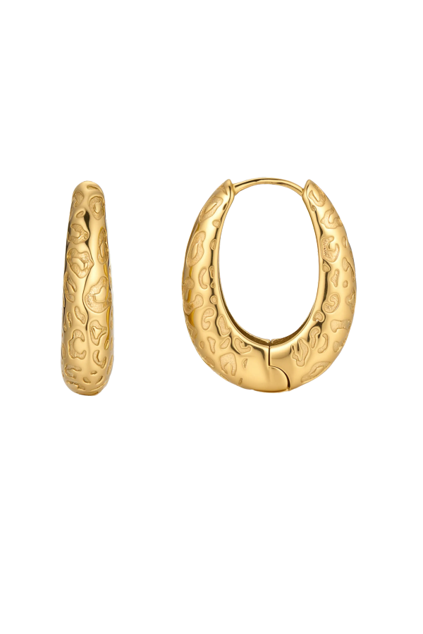 Hey Harper Leopard Print Bella Earrings