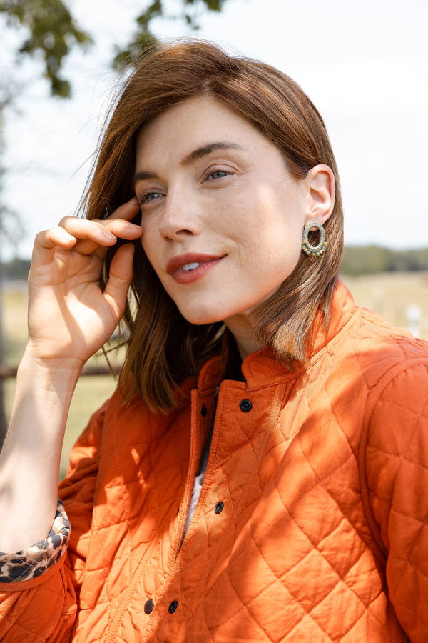 Noonday Collection Anjana Crochet Midi Earrings