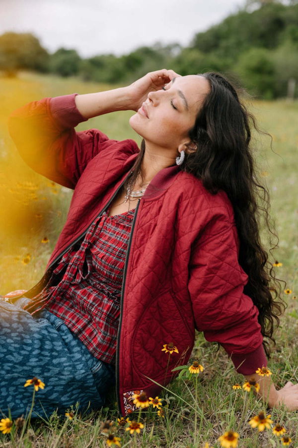 Noonday Collection Chrome Crochet Hoops Earrings