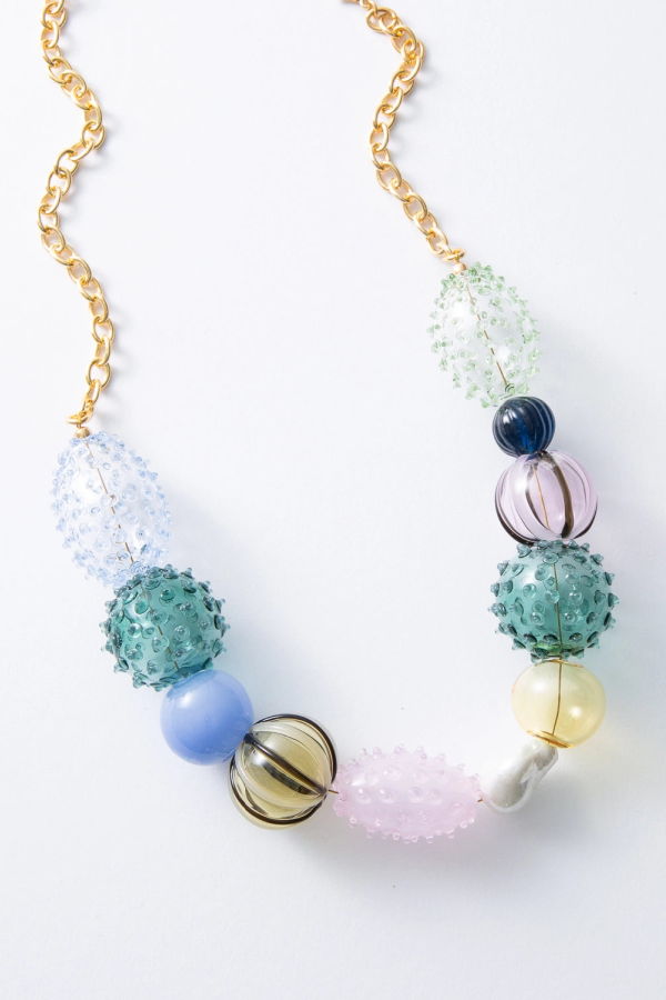 Noonday Collection Iris Glass Blown Necklace