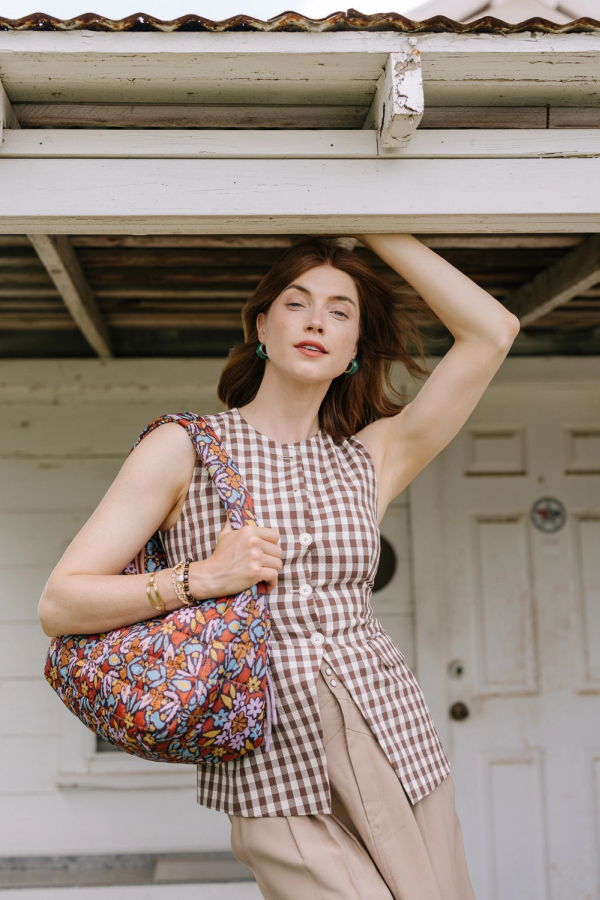 Noonday Collection Jasper Hoops Earrings