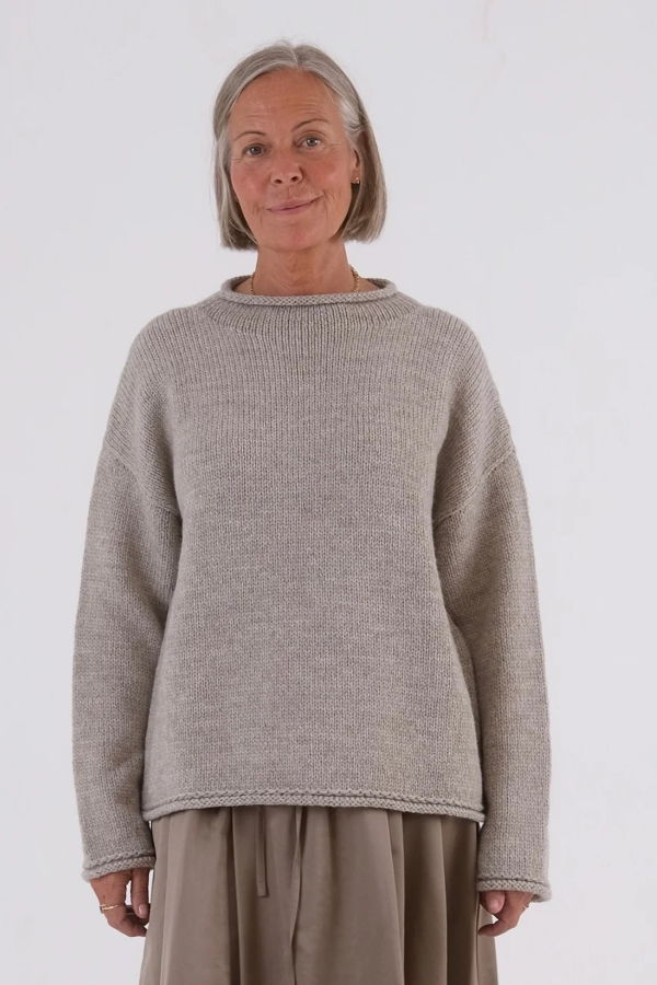 STUDIO WYLDER Bea Roll Edge Sweater