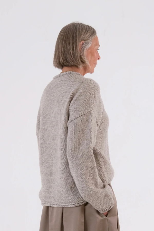 STUDIO WYLDER Bea Roll Edge Sweater