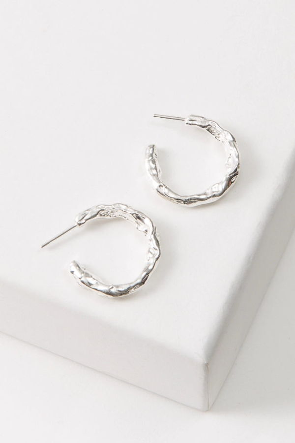 Noonday Collection Molten Metal Hoops Earrings
