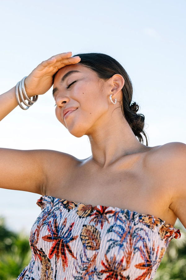 Noonday Collection Molten Metal Hoops Earrings