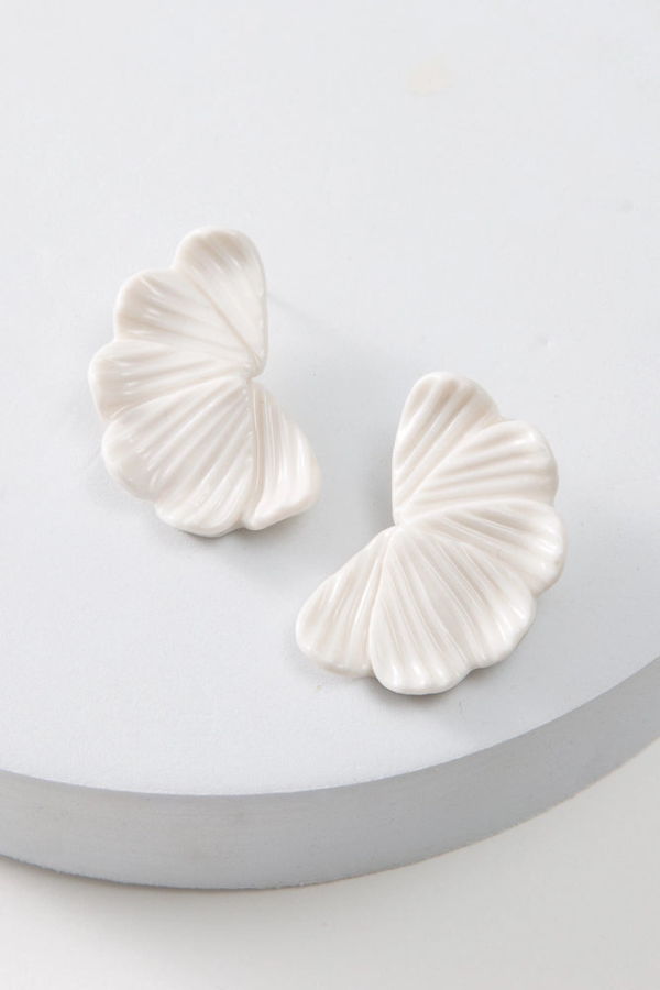 Noonday Collection Porcelain Petal Earrings