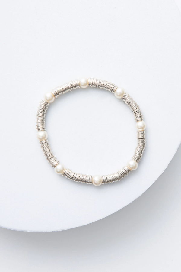 Noonday Collection Silver Sequin Bracelet