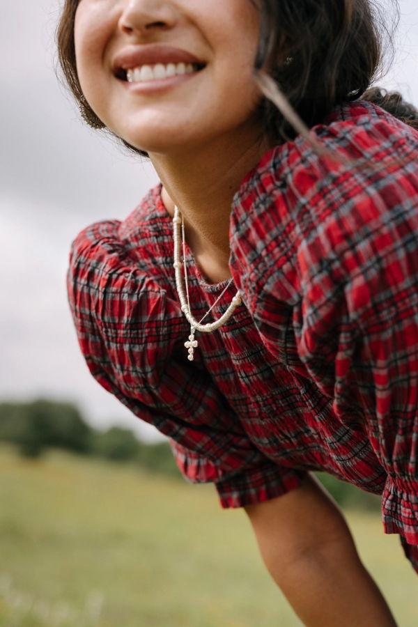 Noonday Collection Silver Sequin Necklace