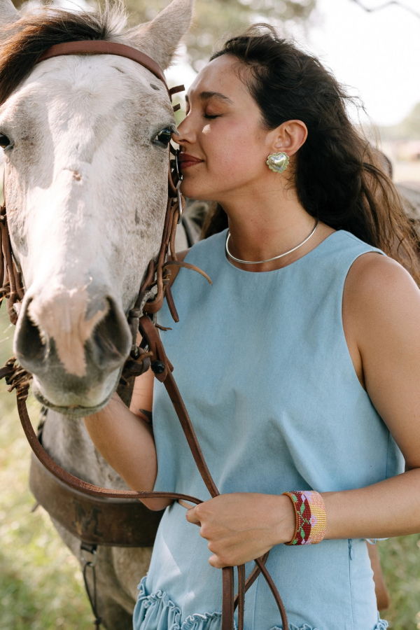 Noonday Collection Sleek Silver Collar Necklace