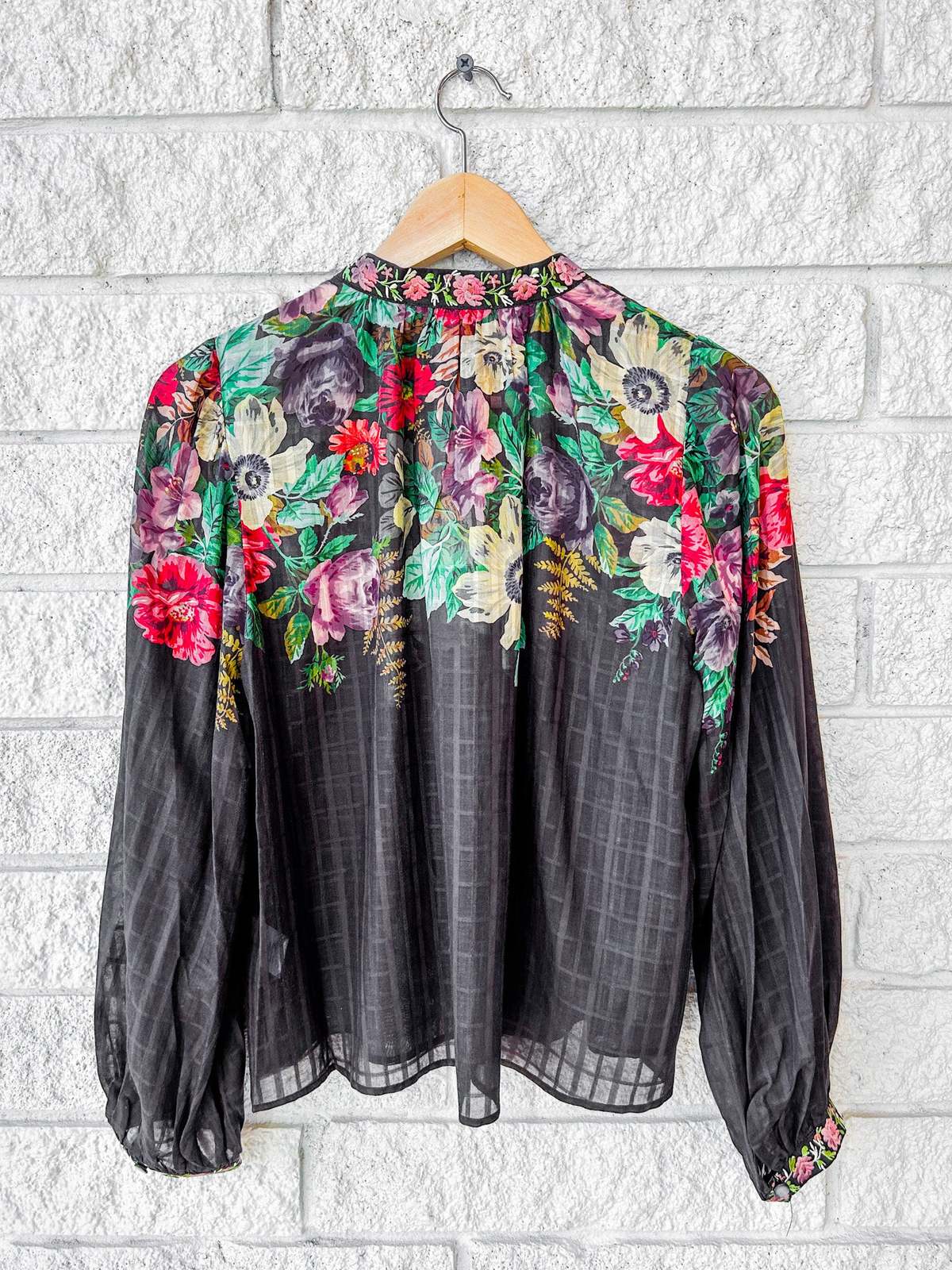 Sea NY Viktoria Print Long Sleeve Blouse - Multi - Image 2 of 4