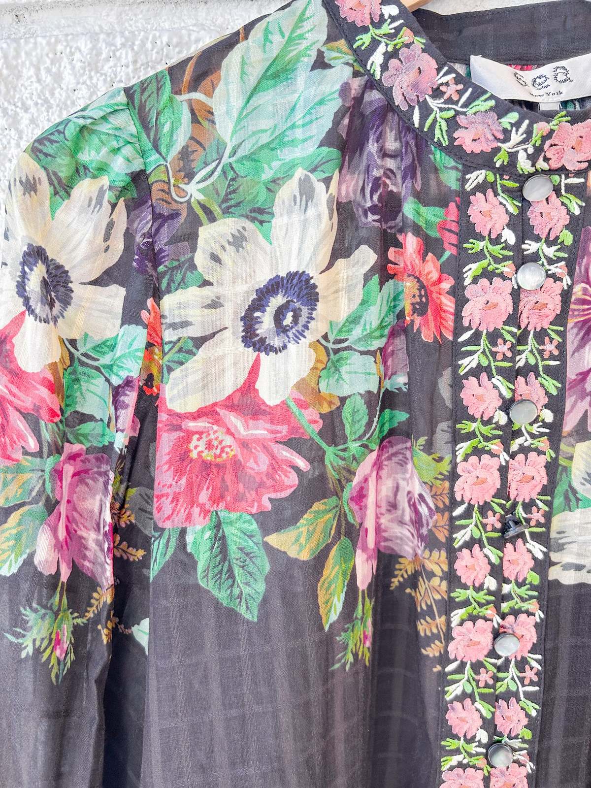 Sea NY Viktoria Print Long Sleeve Blouse - Multi - Image 3 of 4