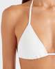 Hunza G Gina Triangle Tie Swarovski Bikini Set - White - Thumbnail 4