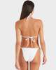 Hunza G Gina Triangle Tie Swarovski Bikini Set - White - Thumbnail 6