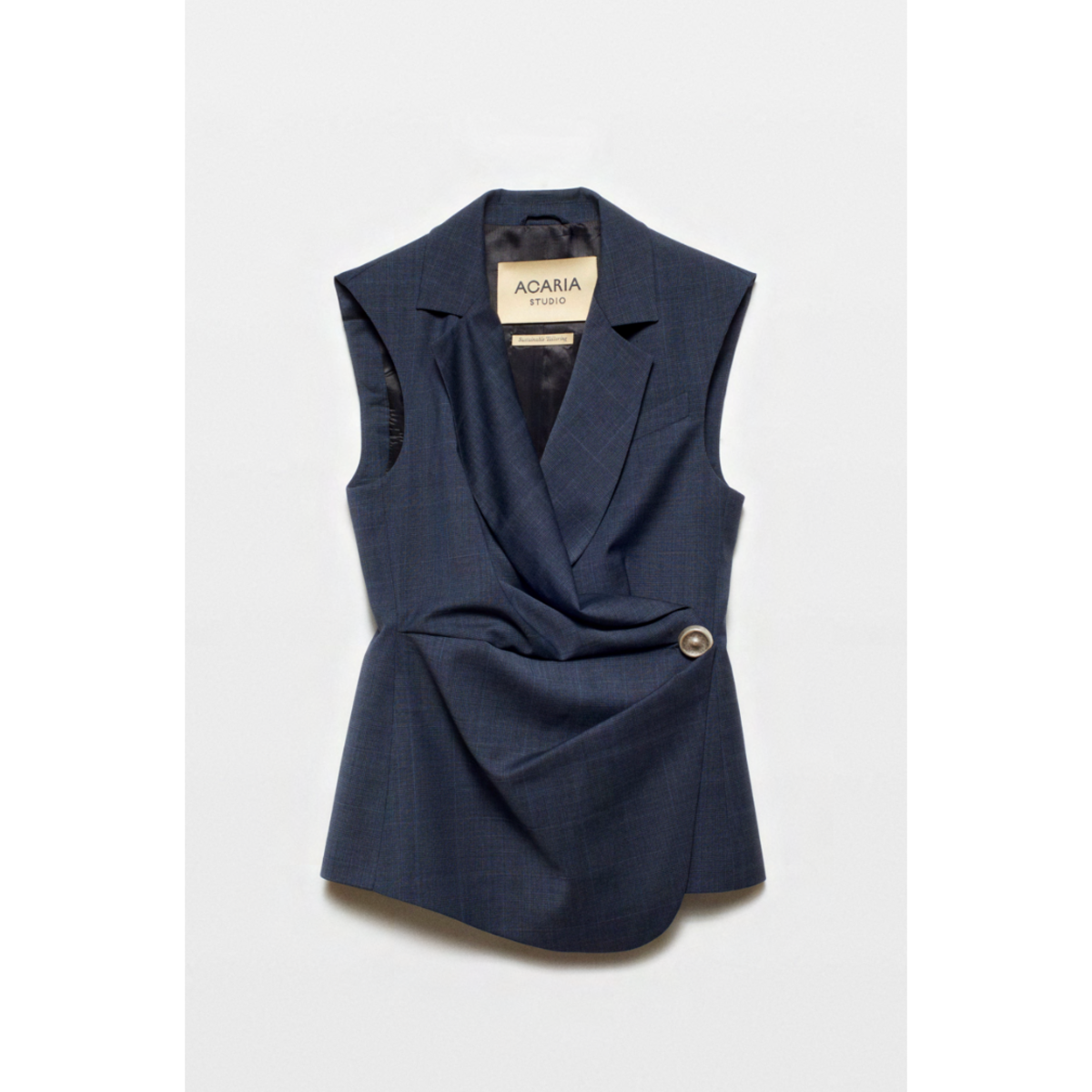 Acaria Studio Rotten Vest - Navy - Image 1 of 1