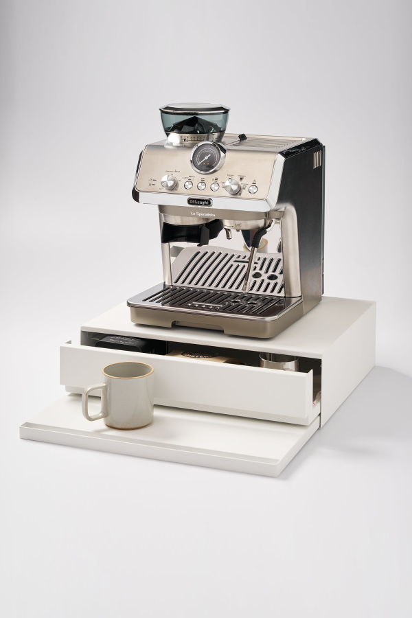 Yamazaki Home Countertop Drawer with Pull-Out Shelf Countertop Organizer