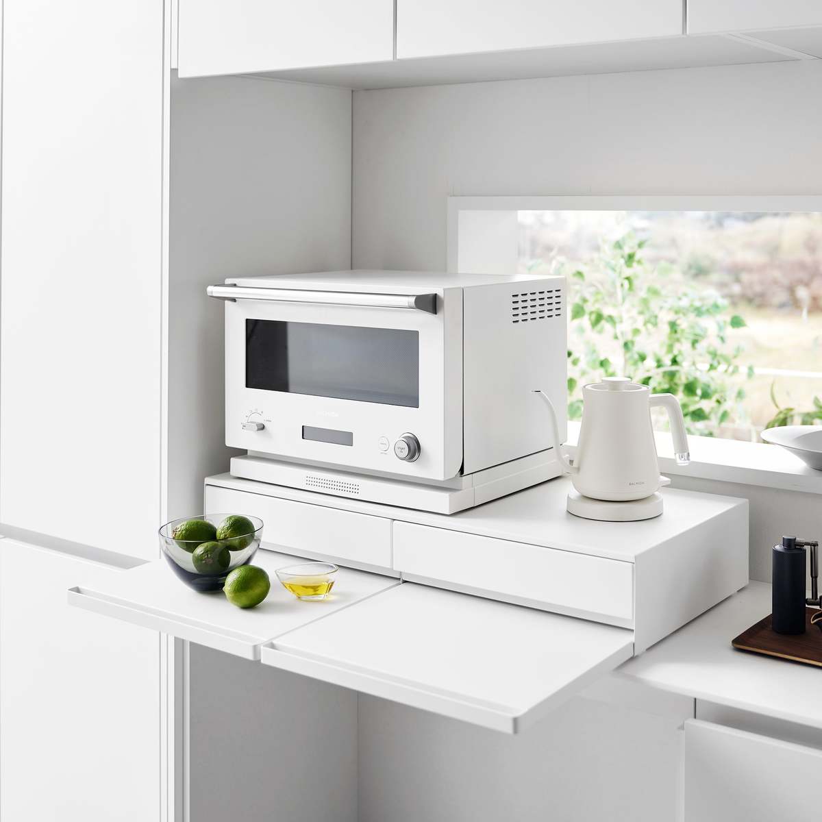 Yamazaki Home Countertop Drawer with Pull-Out Shelf - Wide - Image 5 of 18