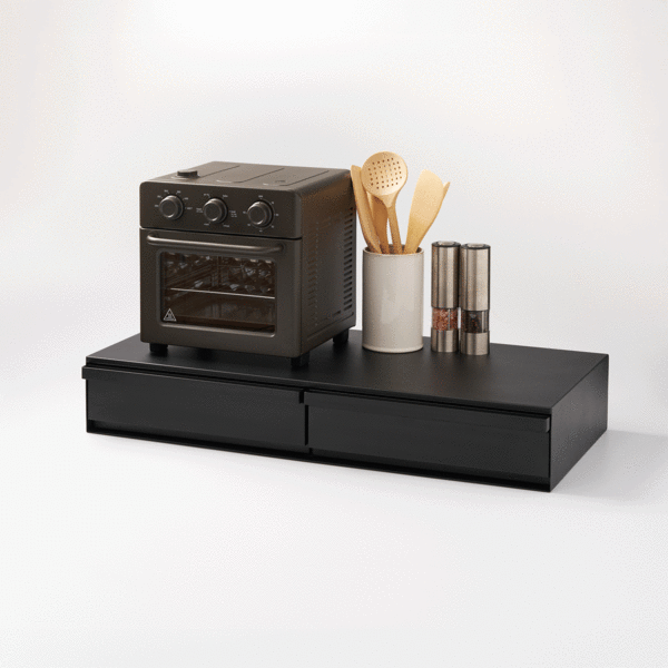 Yamazaki Home Countertop Drawer with Pull-Out Shelf - Wide