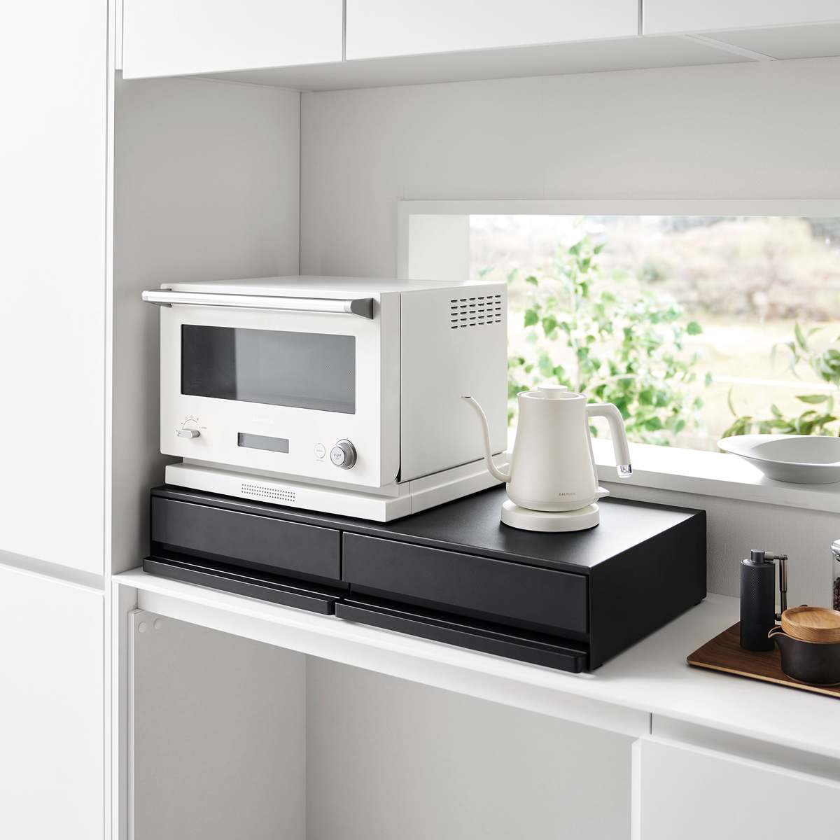 Yamazaki Home Countertop Drawer with Pull-Out Shelf - Wide - Image 13 of 18