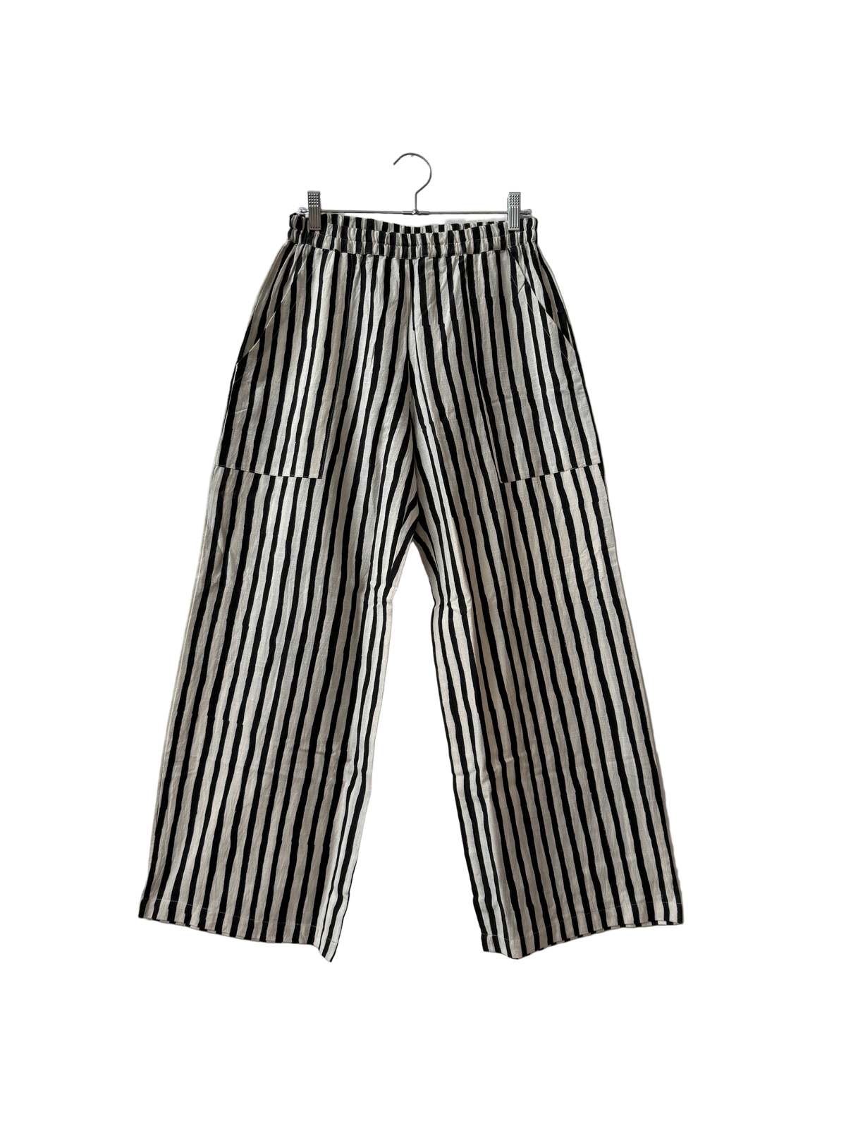 Happy French Gang Omar Black Stripes Pants - Image 2 of 6