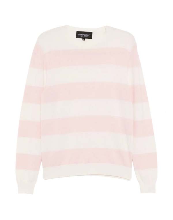 Cynthia Rowley Lucky Stripes Cashmere Sweater