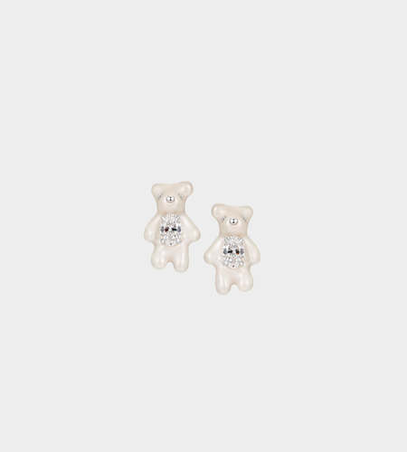 YVMIN Flocked Bear Decorative Gemstone Pendant Glasses | Garmentory