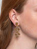 Miguel Ases Dangle Post Earrings - 14K - Thumbnail 2