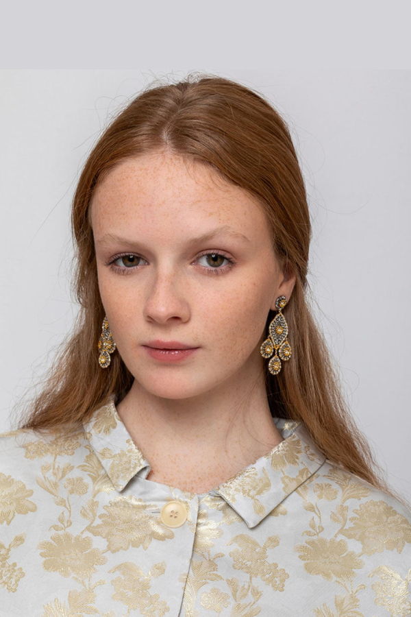 Miguel Ases Drop Post Earrings