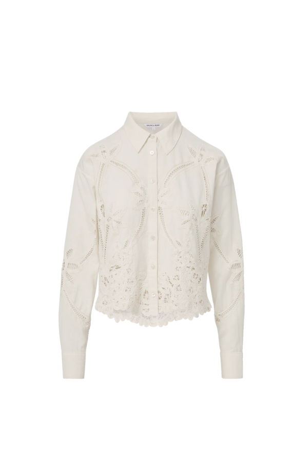 Veronica Beard Aderes Shirt - Dove