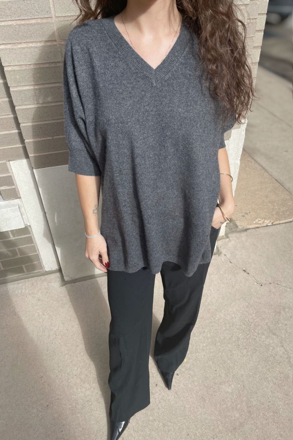 The NKC Store Cashmere V-Neck Top