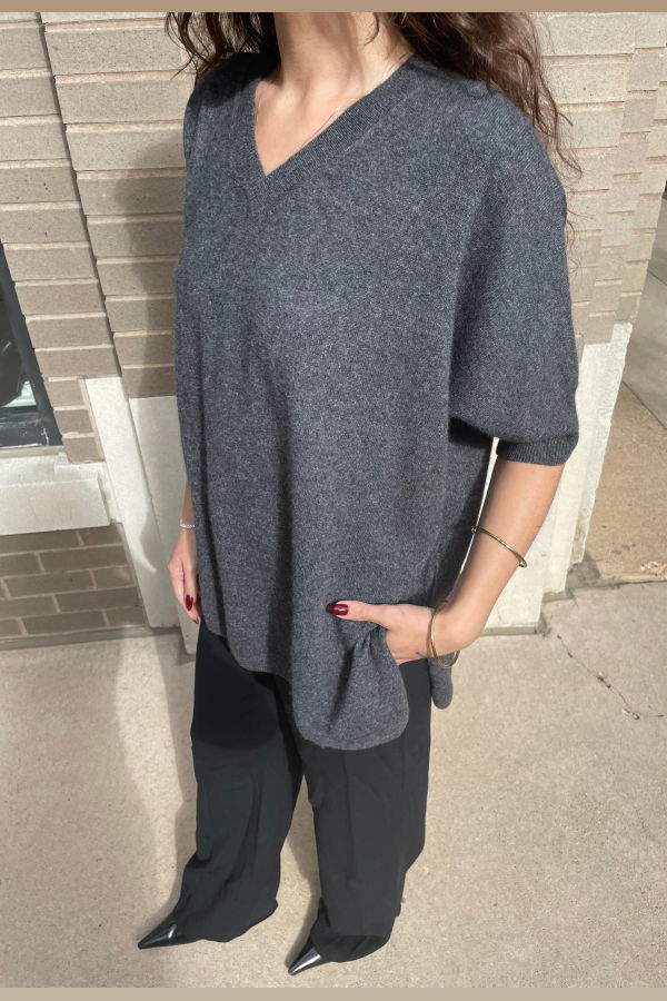 The NKC Store Cashmere V-Neck Top