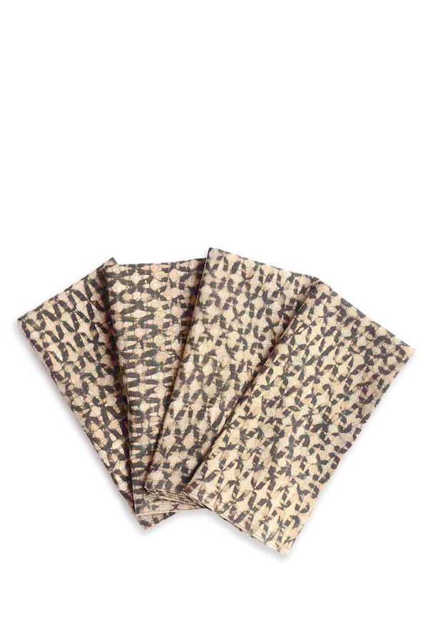 Ichcha Boho Block Print Napkins (Set of 4) - Sparrow Napkins