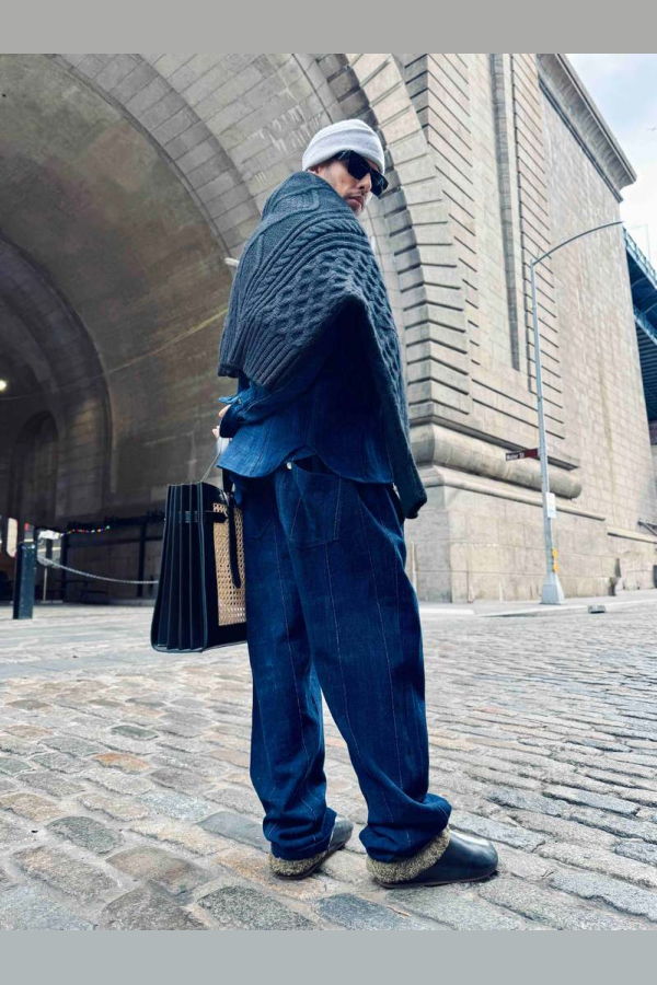 Yesaet Burkina Pant - Vintage Indigo