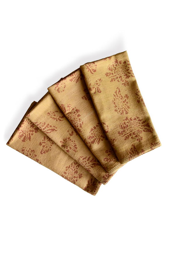 Ichcha Ethically Made Cotton Dinner Napkins (Set of 4) Napkins