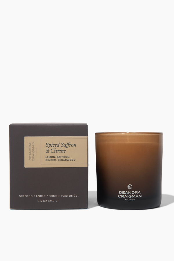 DeAndra Craigman Studios Spiced Saffron & Citrine Candle