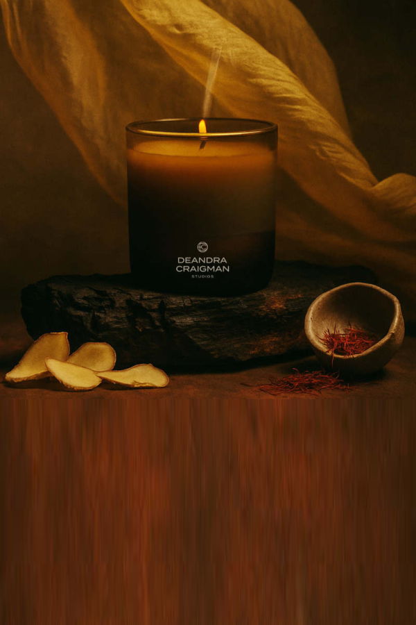 DeAndra Craigman Studios Spiced Saffron & Citrine Candle