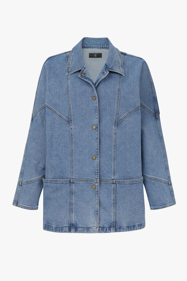 TT Studios Linda Jacket - Light Blue Denim