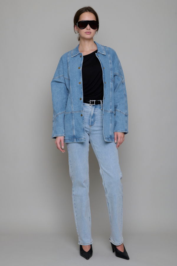 TT Studios Linda Jacket - Light Blue Denim