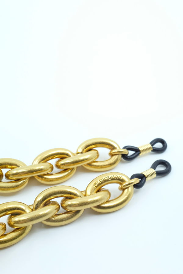 JW ANDERSON Gold Tone Chain-Link Sunglasses Strap